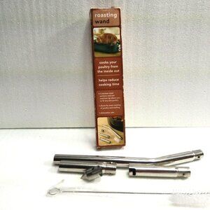 Roasting Wand Cooks Poultry From Inside, Reduce Cooking Time New in Damaged Box